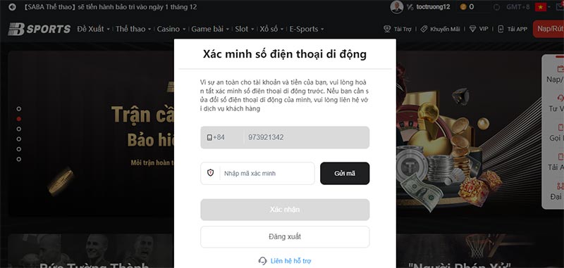 đăng ký tài khoản Bsport