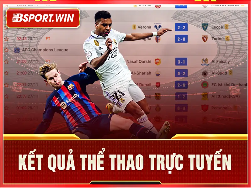 Cập nhật kết quả bóng đá trực tuyến ngay tại bsport39.win