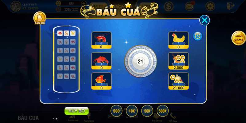 Mẹo chơi bầu cua trên điện thoại